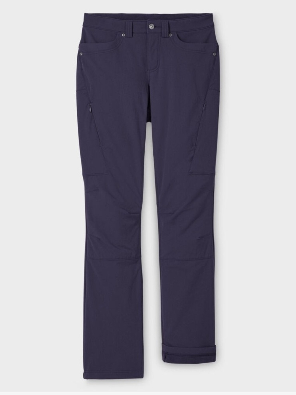 Duluth Trading Co Women's Blue Flexpedition Lined Straight Leg Pants Size 12